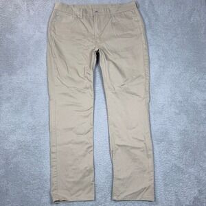 Levis 514 Mens 38x32 Khaki Tan Straight Fit Stretch Chino Pants 00514-1865